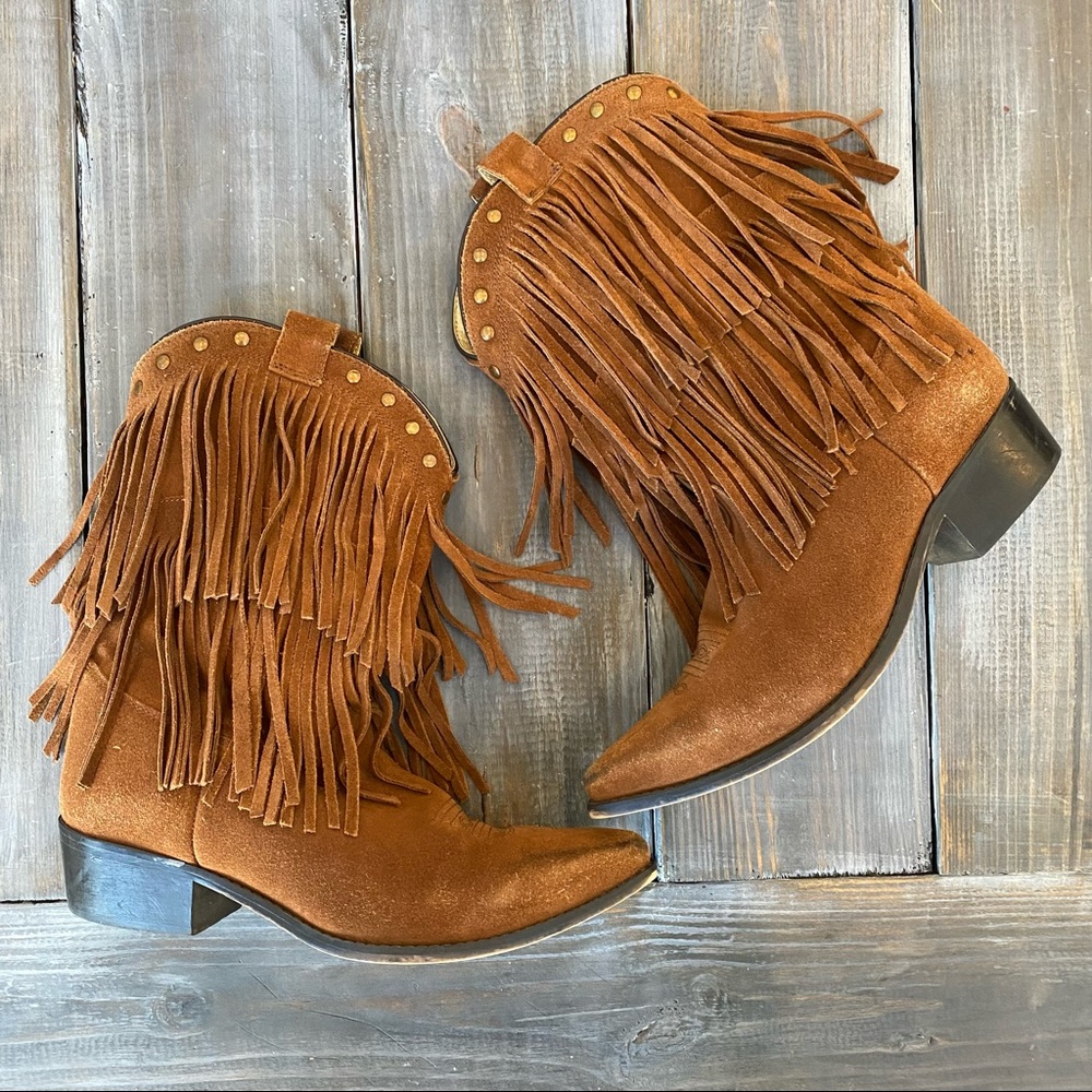 Shyanne Fringe Western Cowgirl Boot Size 6.5